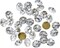 1440pcs Rhinestones Round Point Back Crystal Gem Glass Diamante Rhinestones